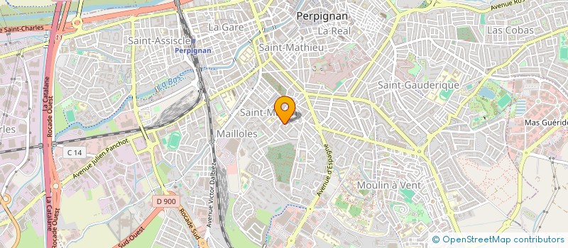 localisation de l'entreprise SCI AURELAUR à PERPIGNAN