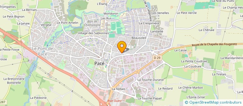 localisation de l'entreprise SCI AURELE à PACE
