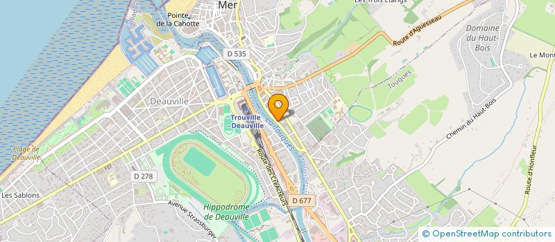 localisation de l'entreprise SCI AURELIA à TROUVILLE-SUR-MER