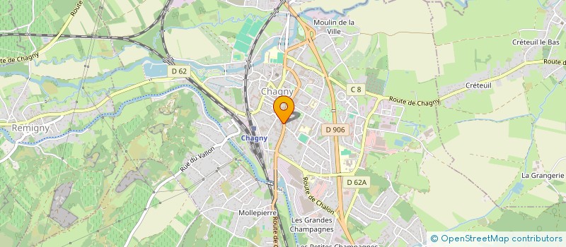 localisation de l'entreprise SCI AURELIA  CHAGNY