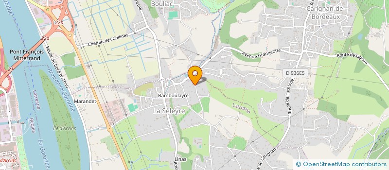 localisation de l'entreprise SCI AURELIA  LATRESNE