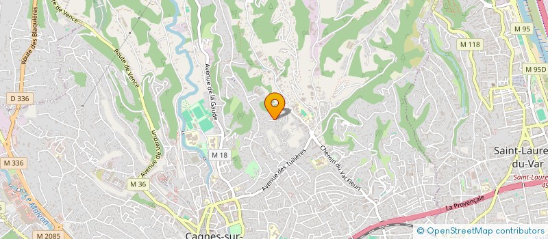 localisation de l'entreprise SCI AURELIA à CAGNES SUR MER