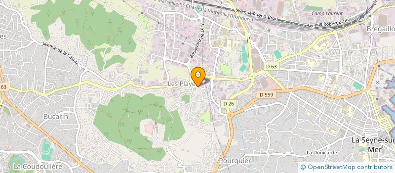 localisation de l'entreprise SCI AURELIA à SIX-FOURS-LES-PLAGES