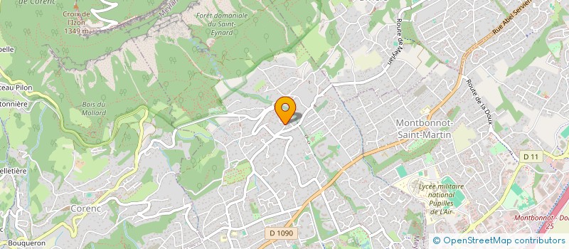 localisation de l'entreprise SCI AURELIA  MEYLAN