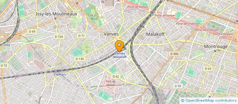 localisation de l'entreprise SCI AURELIA  MALAKOFF