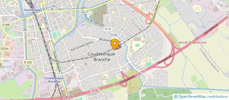 localisation de l'entreprise SCI AURELIE  COUDEKERQUE-BRANCHE