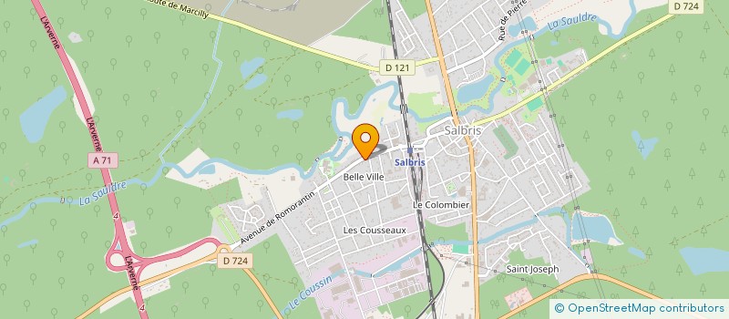 localisation de l'entreprise SCI AURELIE  SALBRIS