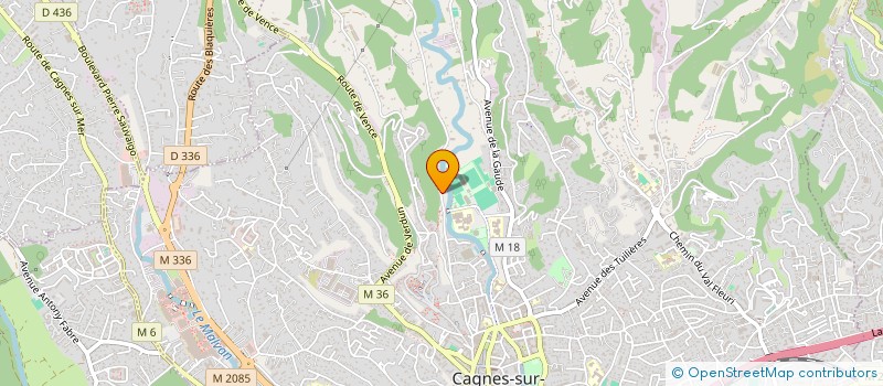 localisation de l'entreprise SCI AURELIE  CAGNES-SUR-MER