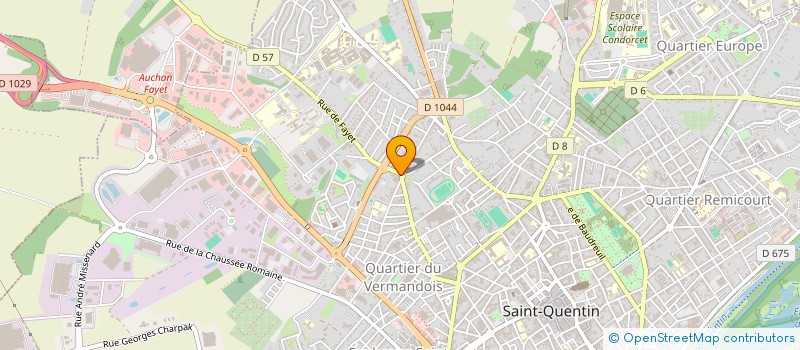 localisation de l'entreprise SCI AURELIE à SAINT-QUENTIN