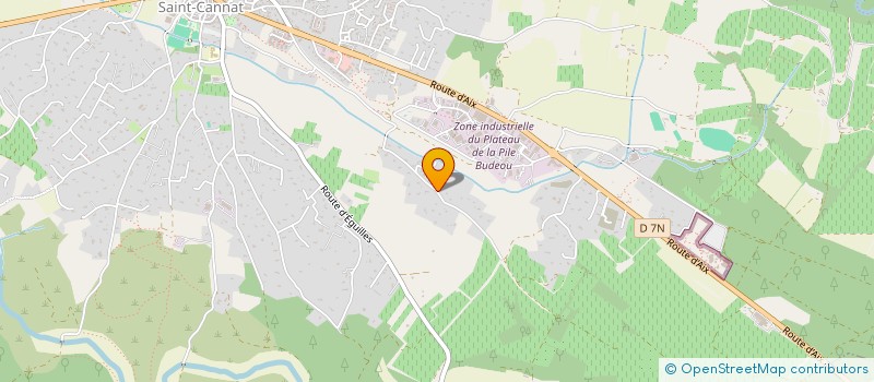 localisation de l'entreprise SCI AURELIE  SAINT-CANNAT