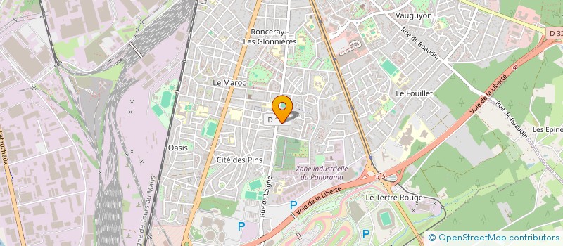 localisation de l'entreprise SCI AURELIE  LE MANS