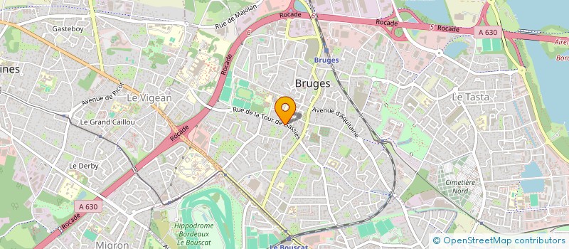 localisation de l'entreprise SCI AURELIE  BRUGES