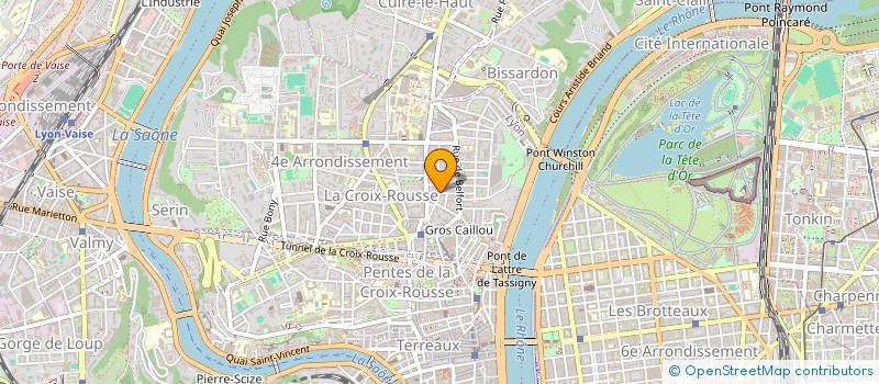 localisation de l'entreprise SCI AURELIE  LYON