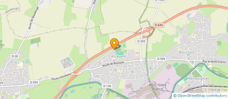 localisation de l'entreprise SCI AURELIE  ASSEVENT