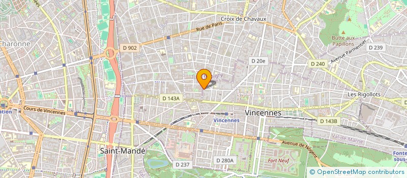 localisation de l'entreprise SCI AURELIE à VINCENNES