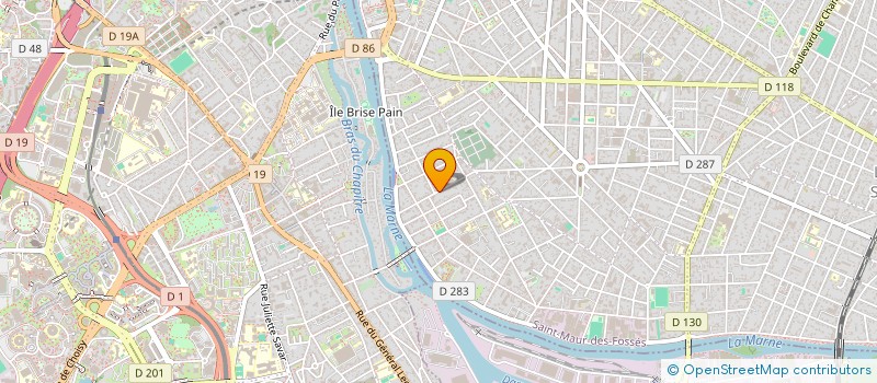 localisation de l'entreprise SCI AURELIE à SAINT-MAUR-DES-FOSSES