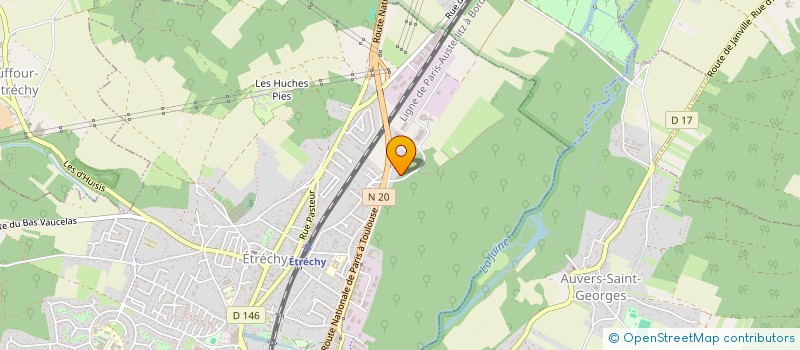 localisation de l'entreprise SCI AURELIE  ETRECHY