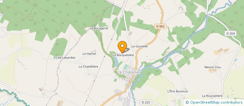 localisation de l'entreprise SCI AURELIE CHARLEY à LE CHATELLIER
