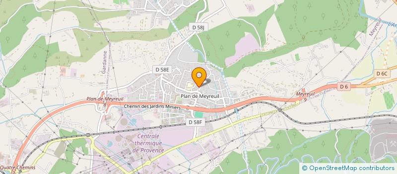 localisation de l'entreprise SCI AURELIE IMMOBILIER  MEYREUIL