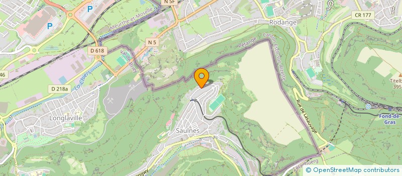 localisation de l'entreprise SCI AURELIE L  SAULNES