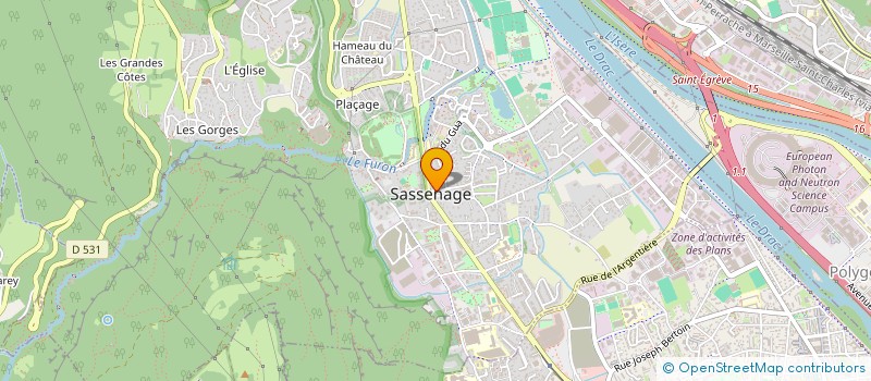 localisation de l'entreprise SCI AURELION  SASSENAGE