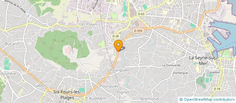 localisation de l'entreprise SCI AURELIUS à LA SEYNE SUR MER