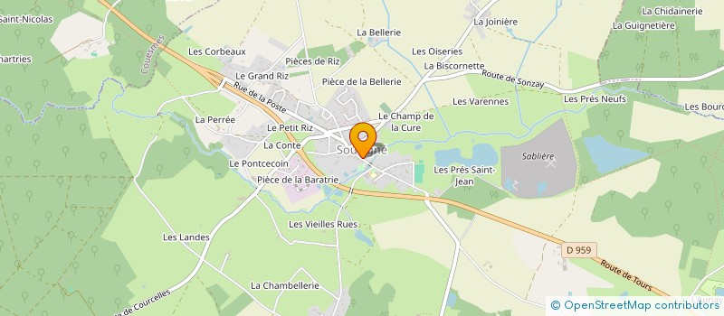 localisation de l'entreprise SCI AURELOPI à SOUVIGNE