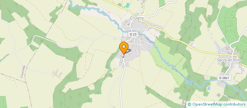 localisation de l'entreprise SCI AURELOU  CRUGNY
