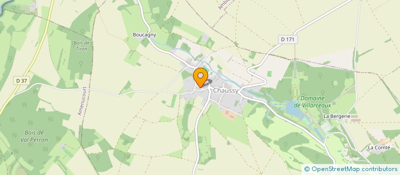 localisation de l'entreprise SCI AUREM  CHAUSSY