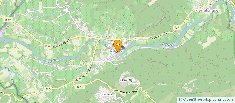 localisation de l'entreprise SCI AUREMA  MOLLANS-SUR-OUVEZE