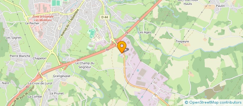 localisation de l'entreprise SCI AUREMAFLOR  MONISTROL-SUR-LOIRE