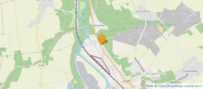 localisation de l'entreprise SCI AUREMAT  SOUPPES-SUR-LOING