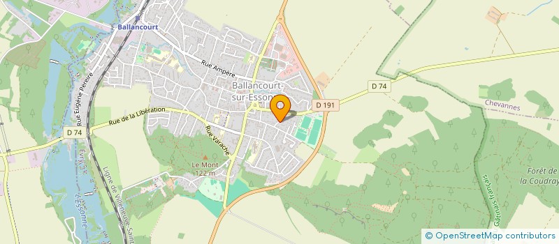 localisation de l'entreprise SCI AUREMAX à BALLANCOURT-SUR-ESSONNE