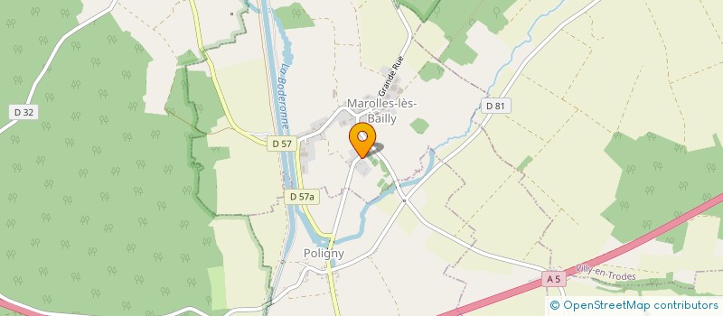 localisation de l'entreprise SCI AURENA  MAROLLES-LES-BAILLY