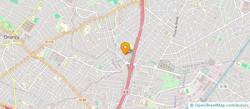 localisation de l'entreprise SCI AURES  BONDY