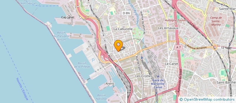 localisation de l'entreprise SCI AURES à MARSEILLE