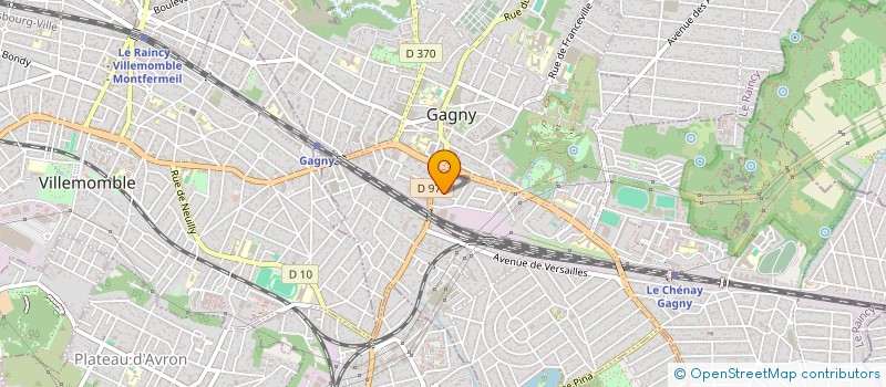 localisation de l'entreprise SCI AURESSA à GAGNY