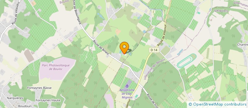 localisation de l'entreprise SCI AUREST  BOULOC