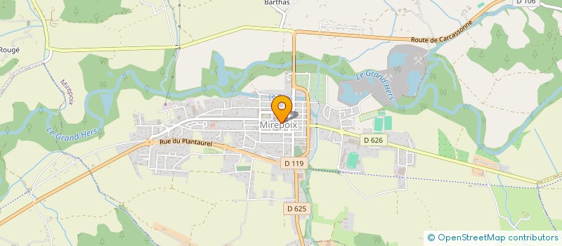 localisation de l'entreprise SCI AUREUM à MIREPOIX