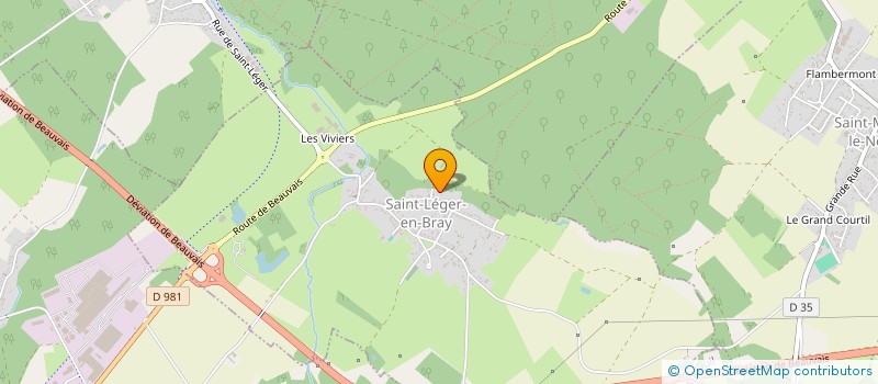 localisation de l'entreprise SCI AUREXIS  SAINT-LEGER-EN-BRAY