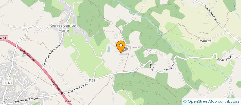 localisation de l'entreprise SCI AURIAN-DELAS  SERRES-SAINTE-MARIE