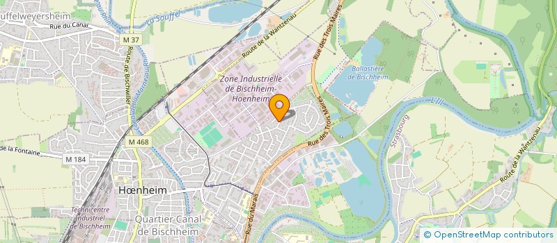 localisation de l'entreprise SCI AURIANE  HNHEIM