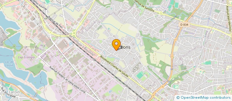 localisation de l'entreprise SCI AURIGNY LONS à LONS