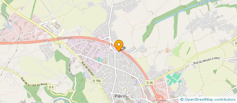 localisation de l'entreprise SCI AURINVEST  SAINT-BRIEUC