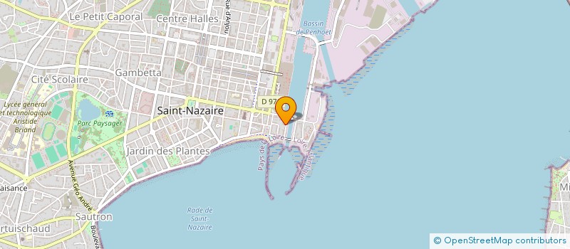 localisation de l'entreprise SCI AURIOL 16  SAINT-NAZAIRE