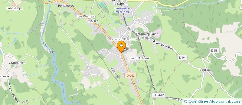 localisation de l'entreprise SCI AURIOL  AHUN