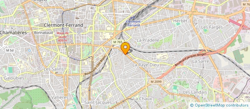 localisation de l'entreprise SCI AURIOL  CLERMONT-FERRAND