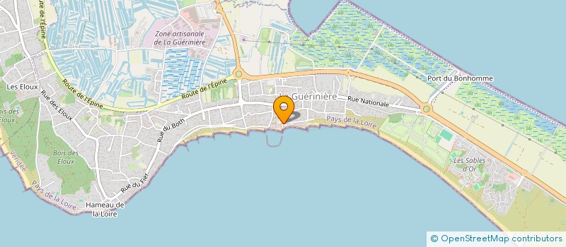 localisation de l'entreprise SCI AURIS  LA GUERINIERE