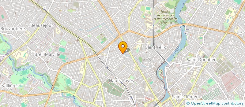 localisation de l'entreprise SCI AURIS à NANTES