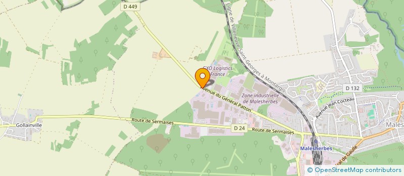 localisation de l'entreprise SCI AURIS à LE MALESHERBOIS